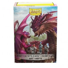 Dragon Shield 100 - Standard Deck Protector Sleeves - Art Matte - Father's Day Dragon 2020 - AT-12049