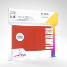 Gamegenic 100 - Matte Prime Sleeves - Red - GGS10027ML
