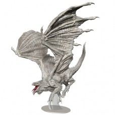 wizkids - D&D - Icons of the Realms - Adult White Dragon Premium Figure - 96020