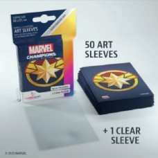 Gamegenic - Marvel Champions 50+1 - Matte Art Sleeves - Captain Marvel - GGS10092ML