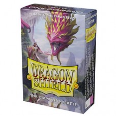 Dragon Shield 60 - Deck Protector Sleeves - Japanese size Matte - Pink Diamond(Cornelia) - AT-11139