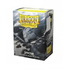 Dragon Shield 100 - Standard Deck Protector Sleeves - Dual Matte - Snow(Nirin) - AT-15005