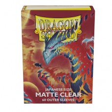 Dragon Shield 60 - Deck Protector Sleeves - Japanese size Outer Layer Matte Clear (Cosmere) - AT-13352