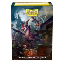 Dragon Shield 100 - Standard Deck Protector Sleeves - Brushed Art Matte Halloween Dragon 2021 - AT-12065