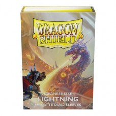 Dragon Shield 60 - Deck Protector Sleeves - Japanese Size Dual Matte - Lightning (Ailia) - AT-15147