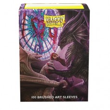 Dragon Shield 100 - Standard Deck Protector Sleeves - Brushed Art Matte - Valentine Dragons 2022 - AT-12077