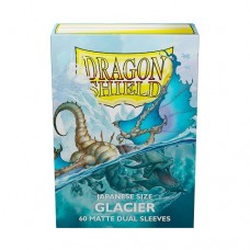 Dragon Shield 60 - Deck Protector Sleeves - Japanese Size Dual Matte - Glacier (Miniom) - AT-15131