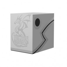 Dragon Shield Double Shell Box - Ashen White & Black - AT-30635