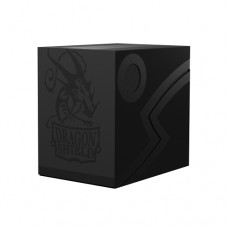 Dragon Shield Double Shell Box - Shadow Black & Black - AT-30624