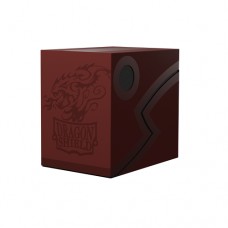 Dragon Shield Double Shell Box - Blood Red & Black - AT-30650