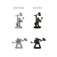 wizkids - Pathfinder Battles - Deep Cuts - Unpainted Miniatures Half-Orc Male Barbarian - 72613