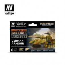 Acrylicos Vallejo - 70205 - Model Color - WWII German Armour Set(6) - 17 ml.