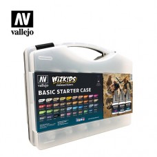 Acrylicos Vallejo - 80260 - Wizkids Premium Paints - Basic Starter Case (40) - 8 ml.