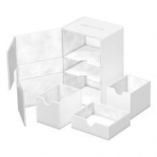 Ultimate Guard 160+ Xenoskin Twin Flip n Tray Deck Case Box - Monocolor - White - UGD011235