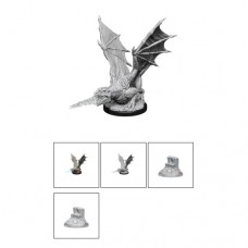 wizkids - D&D - Nolzur's Marvelous Miniatures - White Dragon Wyrmling - 90589