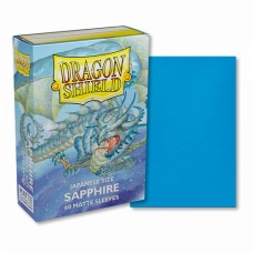 Dragon Shield 60 - Deck Protector Sleeves - Japanese size Matte - Sapphire (Turikos) - AT-11128