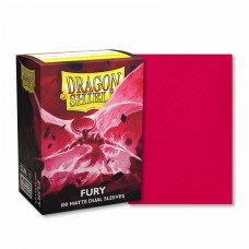 Dragon Shield 100 - Standard Deck Protector Sleeves - Dual Matte - Fury (Alaric, Crimson King) - AT-15055