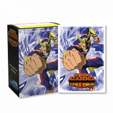 Dragon Shield 100 - Standard Deck Protector Sleeves - Art Matte - My Hero Academia - All Might Punch - AT-16035