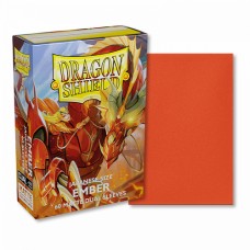 Dragon Shield 60 - Deck Protector Sleeves - Japanese Size Dual Matte - Ember (Alaria, Warrior Princess) - AT-15154