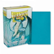 Dragon Shield 60 - Deck Protector Sleeves - Japanese size Matte Turquoise (Yadolom) - AT-11155