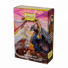 Dragon Shield 60 - Deck Protector Sleeves - Japanese Size Art Sleeve - Brushed Art Valentine Dragon 2023 - AT-12613