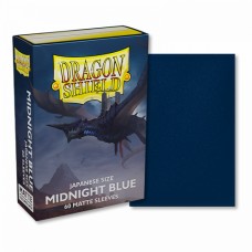 Dragon Shield 60 - Deck Protector Sleeves - Japanese size Matte Midnight Blue - AT-11157
