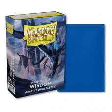 Dragon Shield 60 - Deck Protector Sleeves - Japanese Size Dual Matte - Wisdom - AT-15157