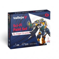 Acrylicos Vallejo - 72313 - Game Color Set - 72313 - Sci-Fi Paint Set by Angel Giraldez