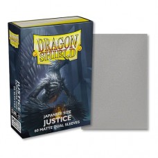 Dragon Shield 60 - Deck Protector Sleeves - Japanese Size Dual Matte - Justice - AT-15161