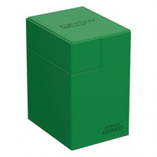 Ultimate Guard 133+ Xenoskin Flip n Tray Deck Case Box - Green - UGD011389