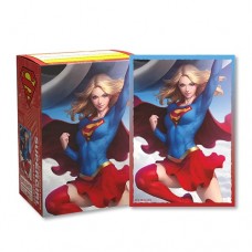 Dragon Shield 100 - Standard Deck Protector Sleeves - Brushed Art - Superman Series - Supergirl - AT-16096