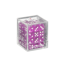 DICESKI - Translucent - 12mm D6 Purple (36 Dice) - DSI00004