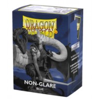 Dragon Shield - 100 Deck Protector Sleeves - Standard Size - Matte Non-Glare - Blue - AT-11823